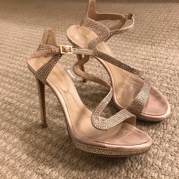 $1595 Nicholas Kirkwood Swirly Sandals Crystal 8 - Picture 3 of 9